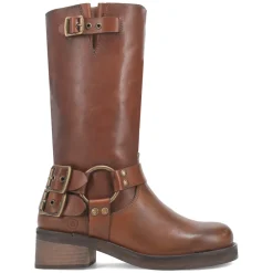 Harlee Round Toe Motorcycle Boots