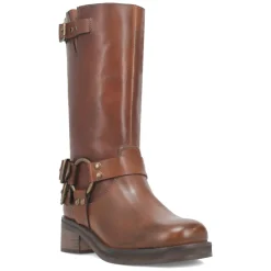 Harlee Round Toe Motorcycle Boots