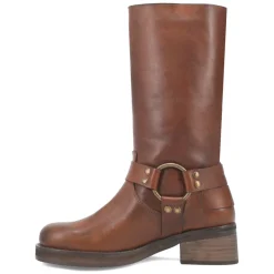Harlee Round Toe Motorcycle Boots