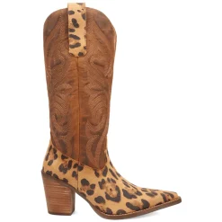 Hensley Leopard Snip Toe Cowboy Boots