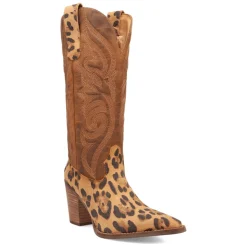 Hensley Leopard Snip Toe Cowboy Boots
