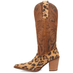 Hensley Leopard Snip Toe Cowboy Boots