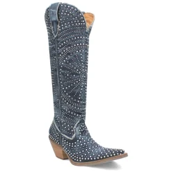 Honkytonk Honey Rhinestone Snip Toe Pull On Cowboy Boots