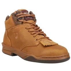 Horseshoe Kiltie Round Toe Hiking Boots