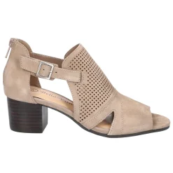 Illiana Cut-Out Block Heeled Sandals