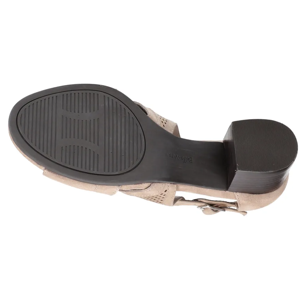Illiana Cut-Out Block Heeled Sandals