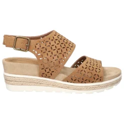 Inaya Cut Out Slingback Wedge Sandals