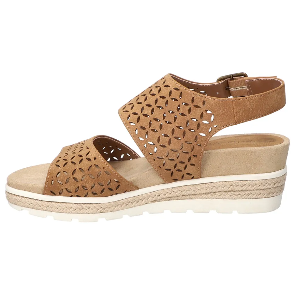 Inaya Cut Out Slingback Wedge Sandals