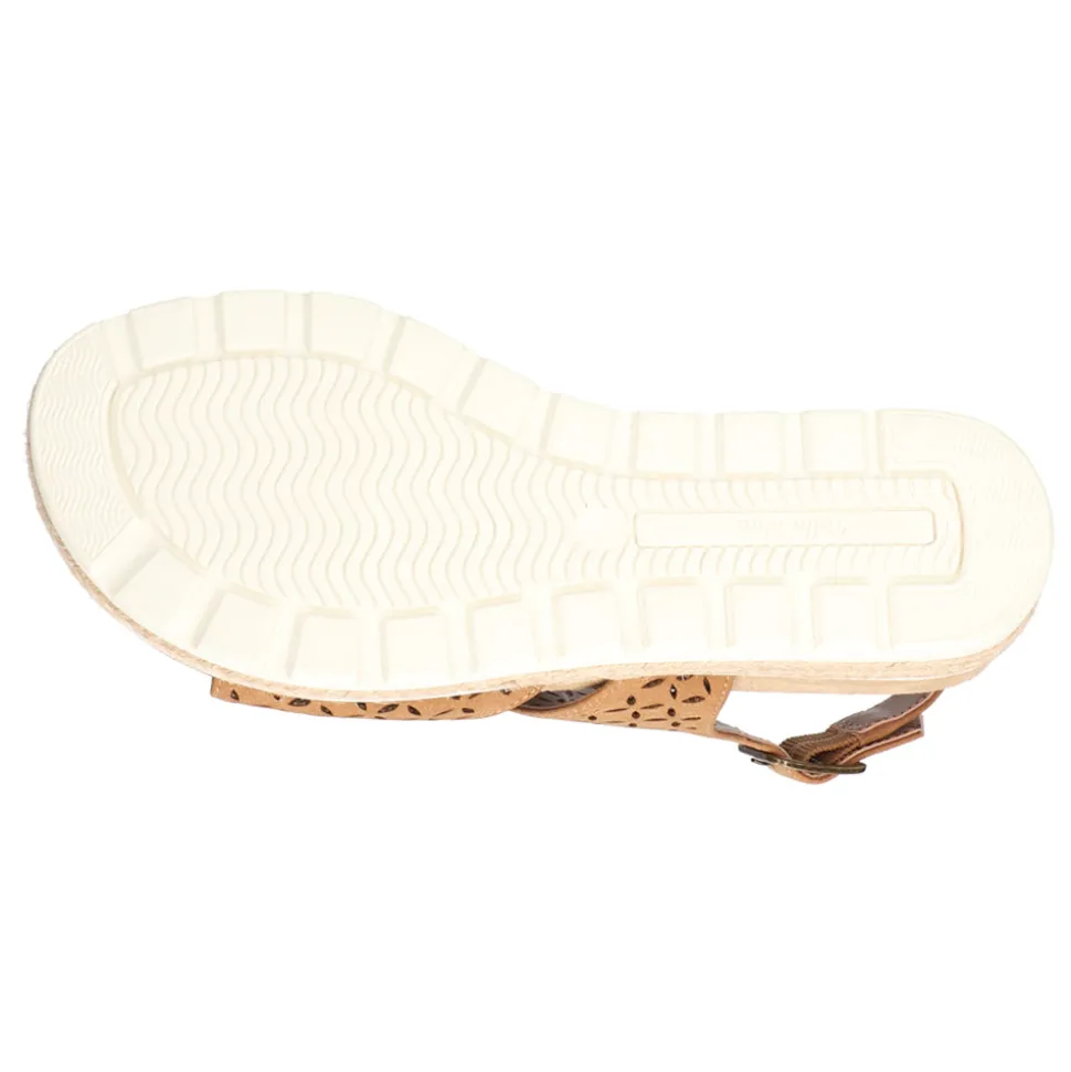 Inaya Cut Out Slingback Wedge Sandals