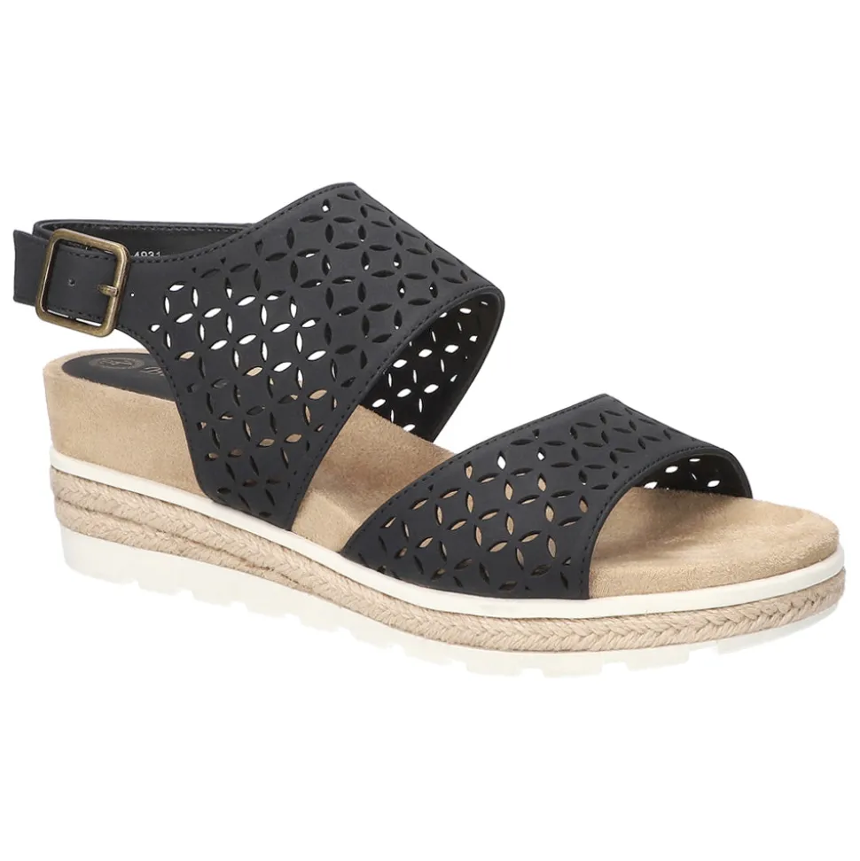 Inaya Cut Out Slingback Wedge Sandals
