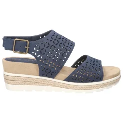 Inaya Cut Out Slingback Wedge Sandals