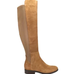 Isabelle Over The Knee Round Toe Zippered Boots