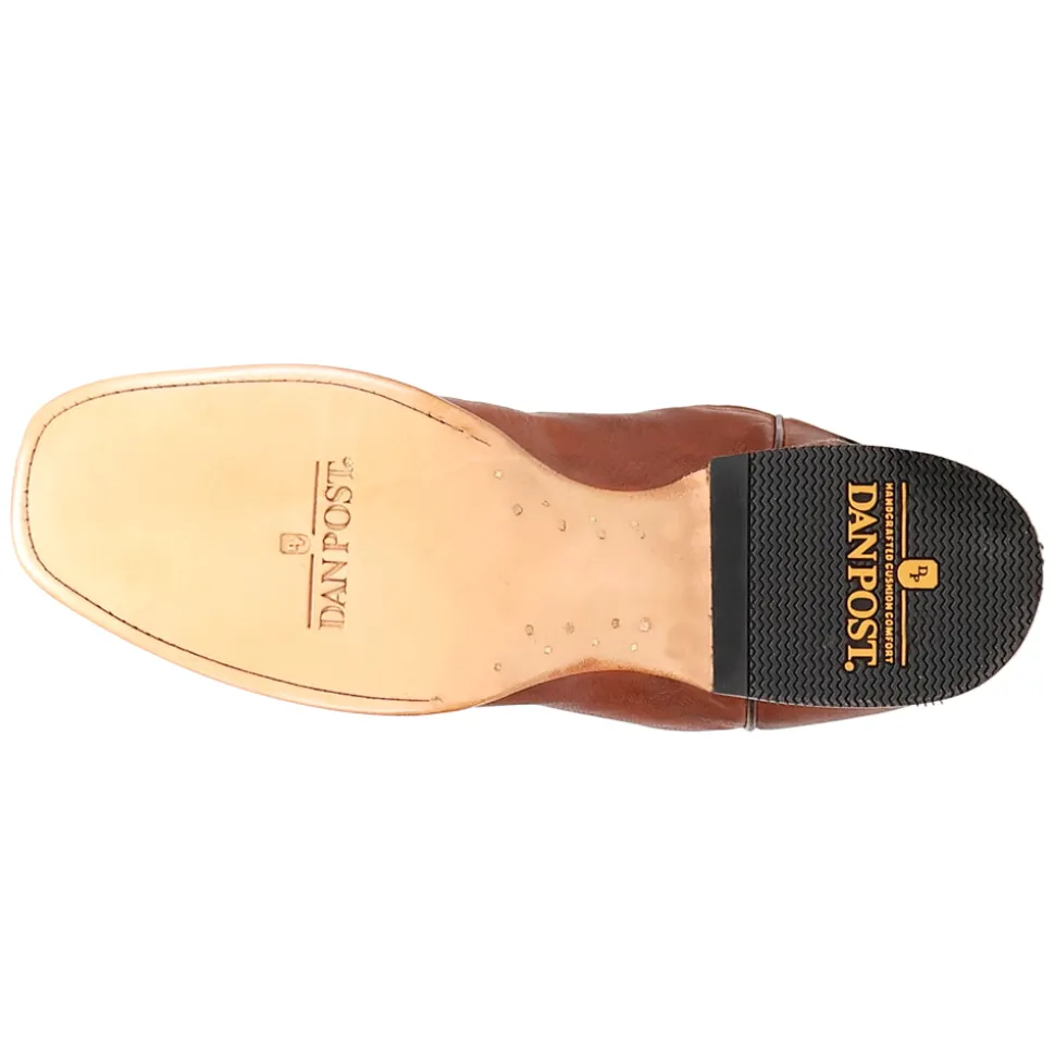 Jerry Embroidered Square Toe Pull On Cowboy Boots