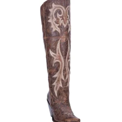 Jilted Embroidered Snip Toe Cowboy Boots