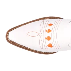 Joker Graphic Embroidered Snip Toe Pull On Cowboy Boots