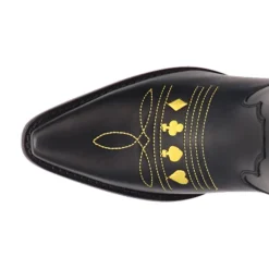 Joker Graphic Snip Toe Cowboy Boots
