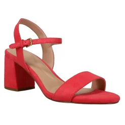 Josie Block Heel Sling Black Sandals