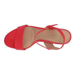 Josie Block Heel Sling Black Sandals