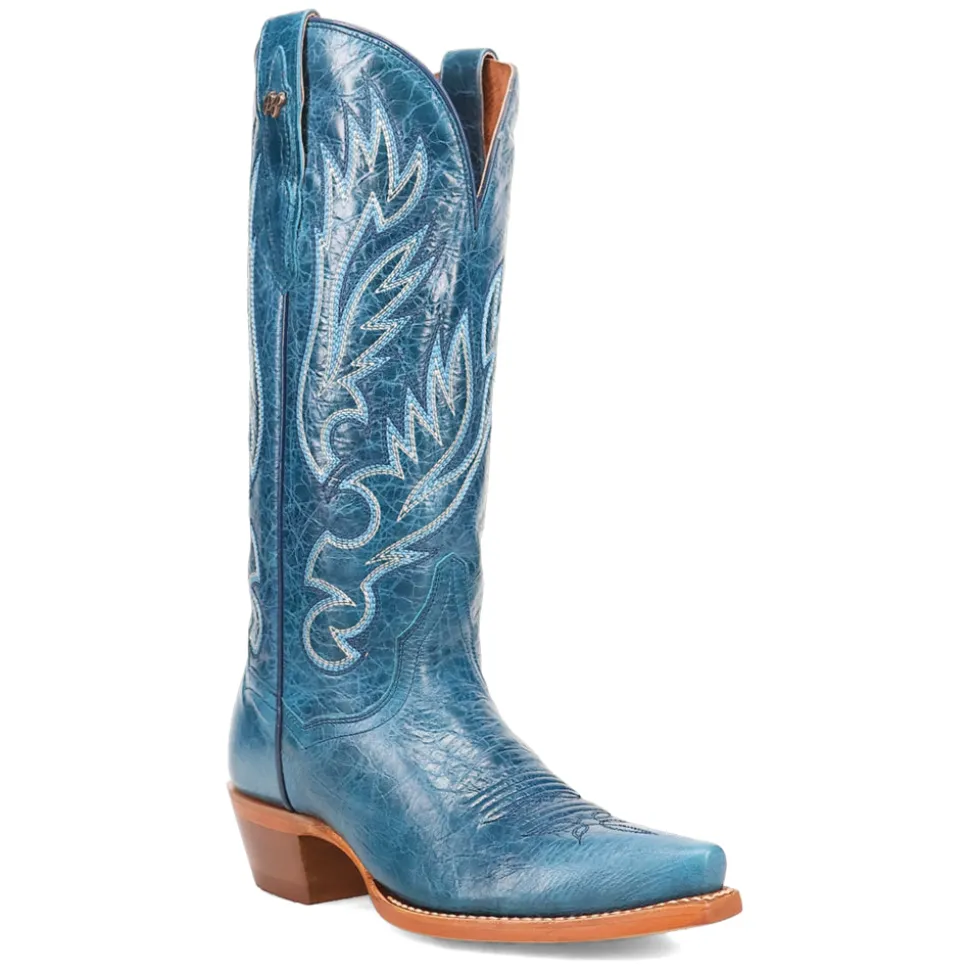 Katy Embroidered Snip Toe Pull On Cowboy Boots