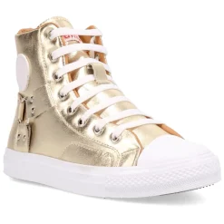 Knarly Metallic High Top Sneakers