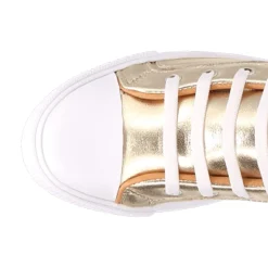 Knarly Metallic High Top Sneakers