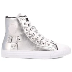 Knarly Metallic High Top Sneakers