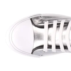 Knarly Metallic High Top Sneakers