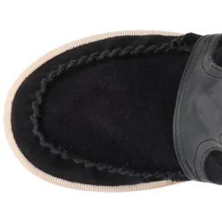 Lakota Fringe Round Toe Moccasin Boots