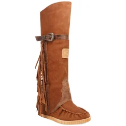 Lakota Southwest Round Toe Moccasin Boots
