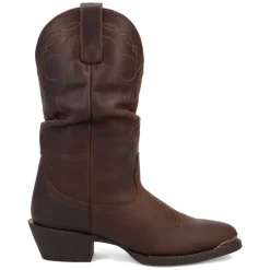 Lazy River Round Toe Pull On Cowboy Boots