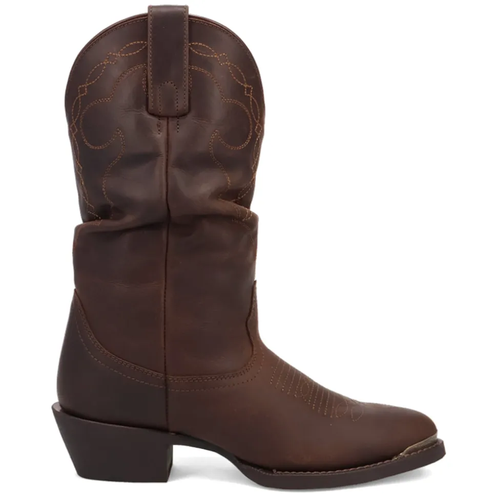 Lazy River Round Toe Pull On Cowboy Boots