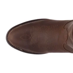 Lazy River Round Toe Pull On Cowboy Boots
