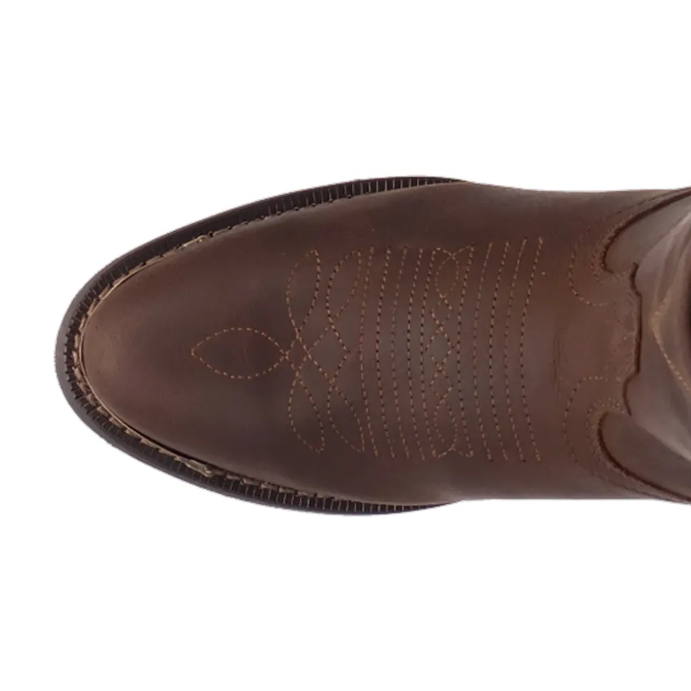 Lazy River Round Toe Pull On Cowboy Boots