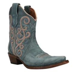 LD Distressed Triad Snip Toe Cowboy Booties