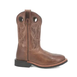 Lil' Dawson Round Toe Cowboy Boots (Little Kid-Big Kid)