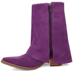Marlie Fringe Snip Toe Zippered Cowboy Boots