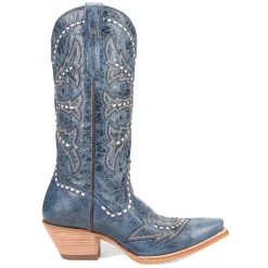 Mesa Embroidered Snip Toe Pull On Cowboy Boots