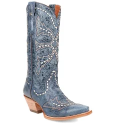 Mesa Embroidered Snip Toe Pull On Cowboy Boots