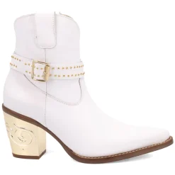 Milano Studded Snip Toe Cowboy Booties