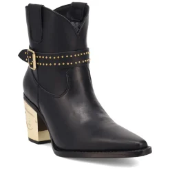 Milano Studded Snip Toe Cowboy Booties