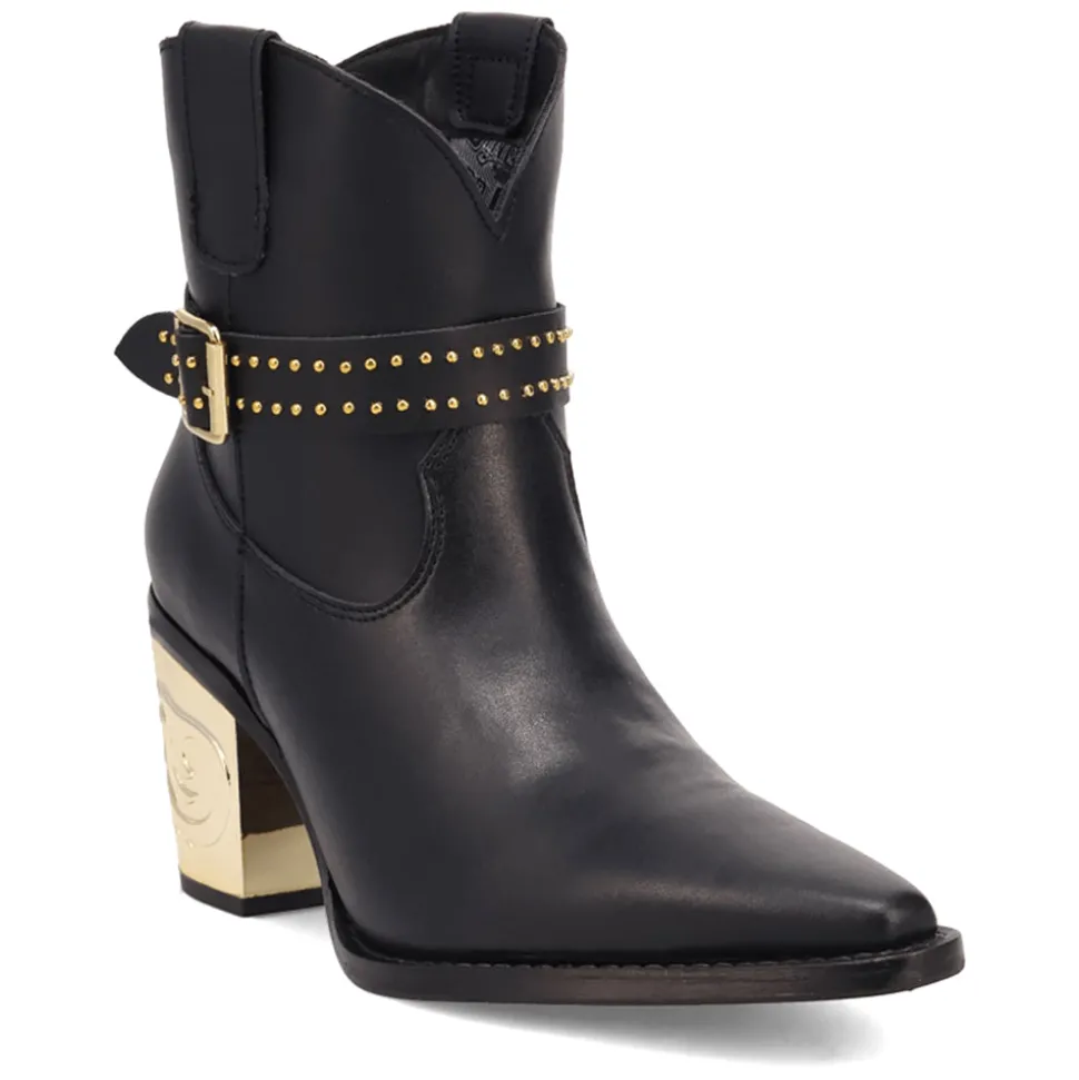 Milano Studded Snip Toe Cowboy Booties