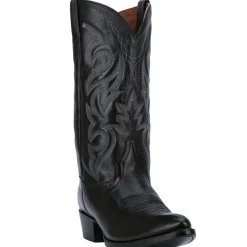 Milwaukee Embroidered Narrow Pointed Toe Cowboy Boots