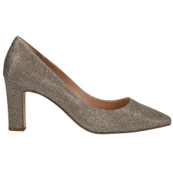 Mylah Glitter Pointed Toe Block Heel Pumps