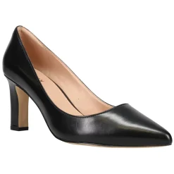 Mylah Pointed Toe Block Heel Pumps