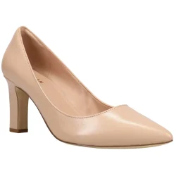 Mylah Pointed Toe Block Heel Pumps