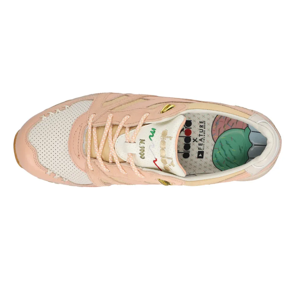 N9000 Ice Cream x Feature Perforated Lace Up Sneakers