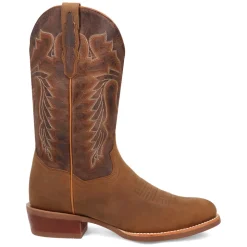 Neeley Embroidered Round Toe Pull On Cowboy Boots