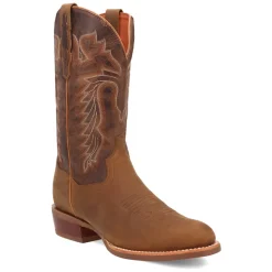 Neeley Embroidered Round Toe Pull On Cowboy Boots