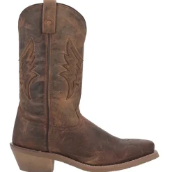 Nico Embroidered Square Toe Pull On Cowboy Boots