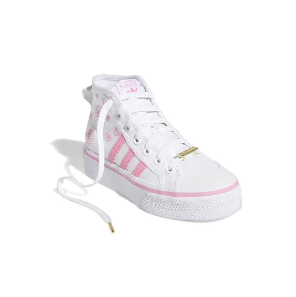Nizza High Top Platform Lace Up Sneakers (Big Kid)